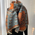Color Blocking And Matching Cashmere Scarves For Women - ROUTINE FASHION
